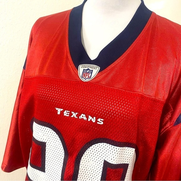 Houston Texans NFL Reebok Jersey Size Large Red White Reebok Mario Williams - Picture 2 of 11